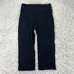 Lululemon Break Free Crop (Nulux 17") Black